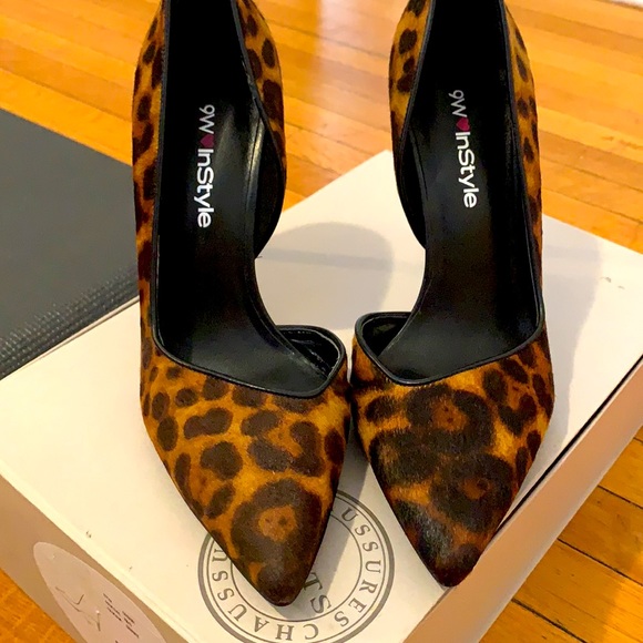 High heels by Nine West in leopard. - Picture 3 of 3